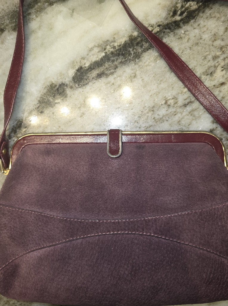 Vintage Italian Suede Purse